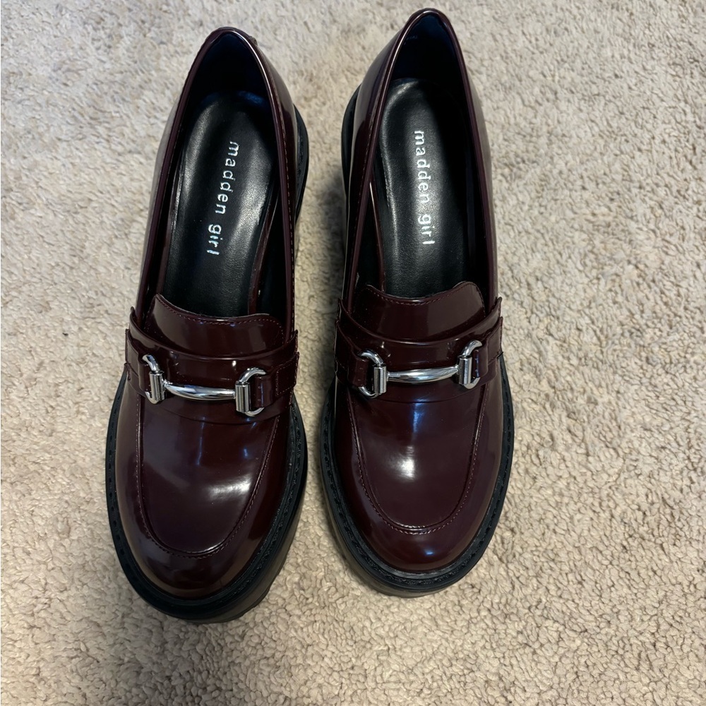 Madden Girl Kiera Oxblood shoes size 8.5